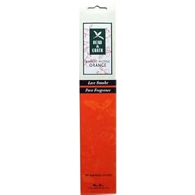 Herb & Earth Bamboo Incense Orange 20 Sticks