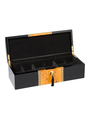 Rothenschild Accessories RS-807 B Uhrenbox Für 6 Uhren Klavierlack