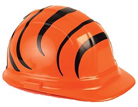 Cincinnati Bengals Hard Hat Tough Lightweight Protection Patented Shock Absorbing Suspension