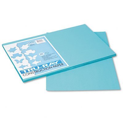 Riverside Paper Tru-Ray(R) Construction Paper, 12in. x 18in., Turquoise