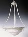 Kitchen & Housewares : 3 Lt Pendant, Fossil Stone finish and Sand glass
