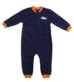 Denver Broncos Fleece Toddler Sleeper Pajamas - 4T