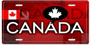Canada License Plate