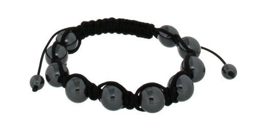 Crystalique Unisex-Armband schwarz