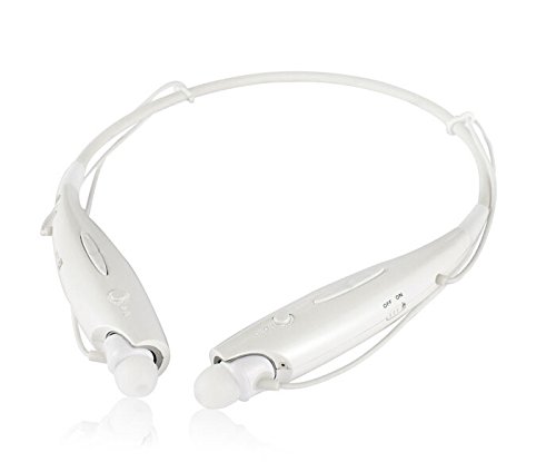 Generic Bluetooth Stereo Headset Wireless Earphone Music Cell Phone Headsets Sport Headphone for Lg Iphone Samsung Hbs 730 White