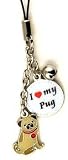 Pug Puppy Dog Cell Phone Charm