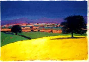Paul Powis - The View Hand Pulled Serigraph