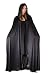 Adult 68" Black Hooded Cape - Black