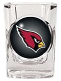 Arizona Cardinals Square Shot Glass - Set of 2