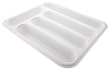 Zak Designs Flatware Drawer Organizer, White