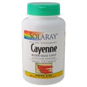 Solaray – Cayenne, 515 mg, 180 capsules