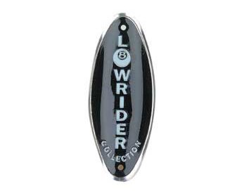 Lowrider Headbadge Black