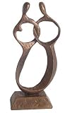 Abstract Couple Bronze Sculpture