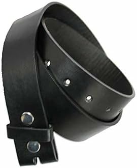 Dabung Women's 1.5 Inch Wide Snap Removable Buckle Belt