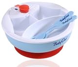 FOR BABIES - 3 Compartment Food Warmer Baby plate Set - Easy & Safe
