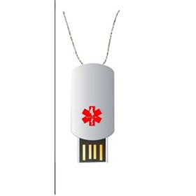 MEDICAL ALERT I.D. USB MEDICAL RECORDS MINI DOG TAG