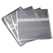 Resealable Plastic Wrap CD Sleeves 500-Pak