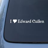 I HEART EDWARD CULLEN Twilight Vinyl Decal Sticker 1610 | Vinyl Color: White