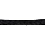 Wrights Drawstring Cord, 1/4-Inch, Black
