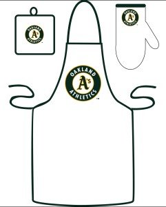 Oakland Athletics Grilling Apron Set
