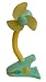 Childs push chair fan with clip - green