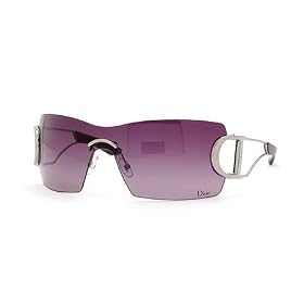 Buy CHRISTIAN DIOR DIORLY 2 S 6LBNP RUTHENIUM PINK GRADIENT RIMLESS SHIELD SUNGLASSES by Christian Dior