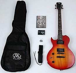 Callisto 1K CS Left Handed Guitar Package w/Amp, Strap, Cord, Carry Bag and Instructional DVD