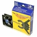 Vantec Stealth SF8025L 80x80x25mmDouble Ball Bearing Silent Case Fan (Black)
