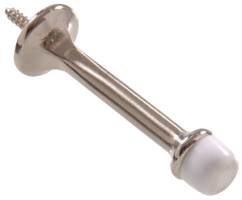 The Hillman Group 592617 Door Stop Satin Nickel 2-Pack On Sale