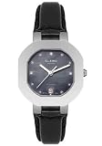 Women's C-One Swiss Diamond Black Leather