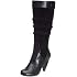 bottes en daim rouge Hush Puppi