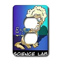 Londons Times Funny Science Cartoons - Science Lab - Light Switch Covers - 2 plug outlet cover