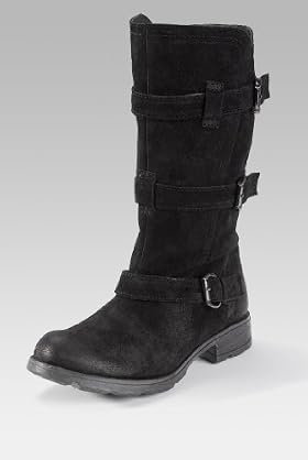 Limited Collection Suede Biker Boots