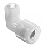 Parker Partek PFA Compression Fittings GAME-24-01 PFA M Elbow 1/8 X 1/4 MNPT