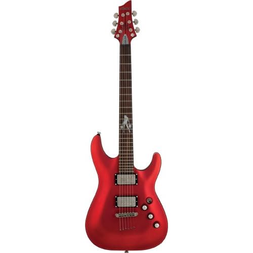 Schecter C1 Lady Luck Electric Guitar (Racing Red, Left Handed)