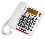 ClearSounds Talk500 - Corded phone w/ call waiting caller ID - white