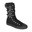 Demonia Men's DEVIANT-202, Canvas 3 Buckle Calf Sneaker Boot