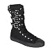 Demonia Men's DEVIANT-202, Canvas 3 Buckle Calf Sneaker Boot