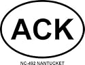 Nantucket Oval Bumper Sticker