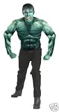 Incredible Hulk Fancy Dress Costume FREE Face Paint!