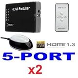 2X HD Splitters for Blu-Ray, PS3, Xbox, HD-DVD, HD-DVR, Digital Satellite & Cable boxes