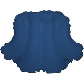Spa Sister Luxury Inflatable Terrry Bath Pillow