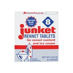 Junket rennet tablets for custard and ice cream - 8 Ea