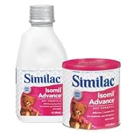 Similac Isomil Advance Soy Formula with Iron, Ready to Feed Bottles, 8 Oz