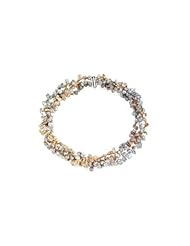 Sterling Silver and Freshwater Keshi Multi-Color Cultured Pearl Strand Necklace - 19 Inch/ 8-9 M
