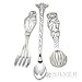 Reed & Barton Silver Safari 3-Piece Baby Flatware Set