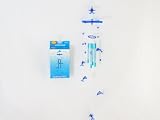 Acrylic and Aluminum Dolphin Windchime 5 Wide X 20.5 Height
