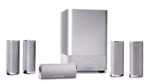 Harman-Kardon HKTS 11 5.1 Surround-Lautsprechersystem silber Harman-Kardon HKTS 11 5.1 Surround-Lautsprechersystem silber