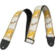 Fender Monogrammed Guitar Strap - White/Brown/Yellow