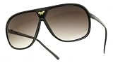 EP - 'Gold Horse' Colored Plastic Aviator Sunglasses